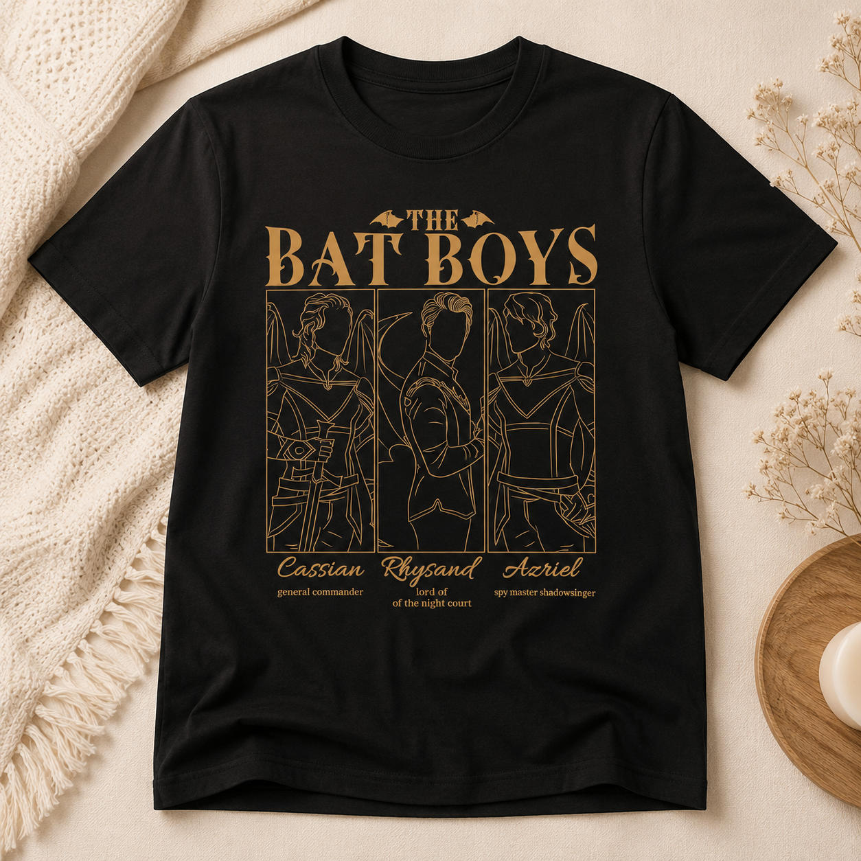 The Bat Boys Line Art Tee