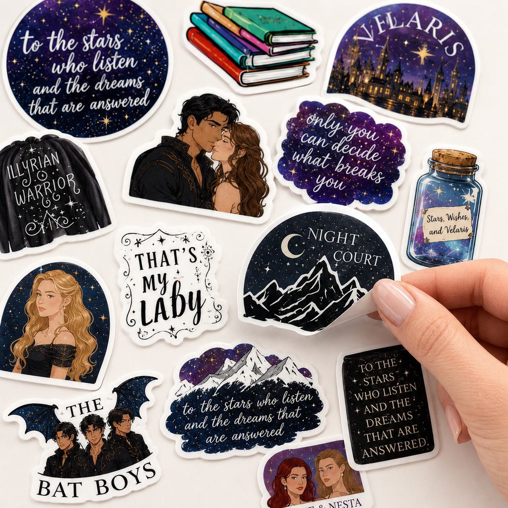 Set de 50 Stickers ACOTAR