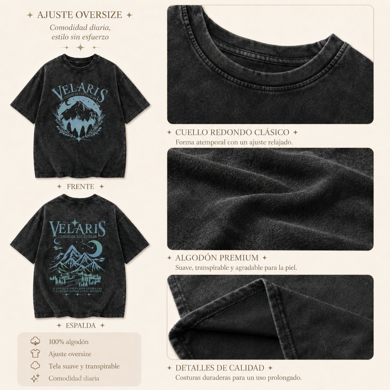 Velaris Vintage Tee