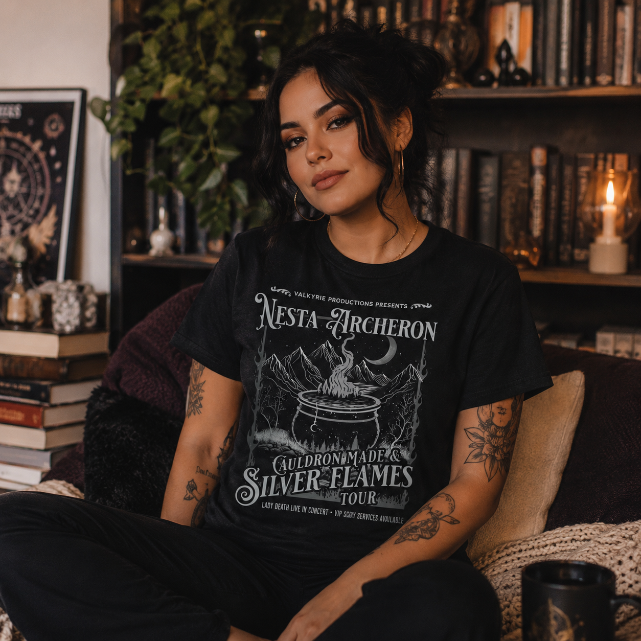 Nesta Cauldron & Silver Tee