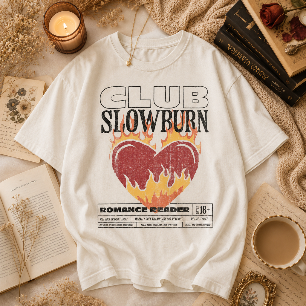 Book Club Slowburn Tee