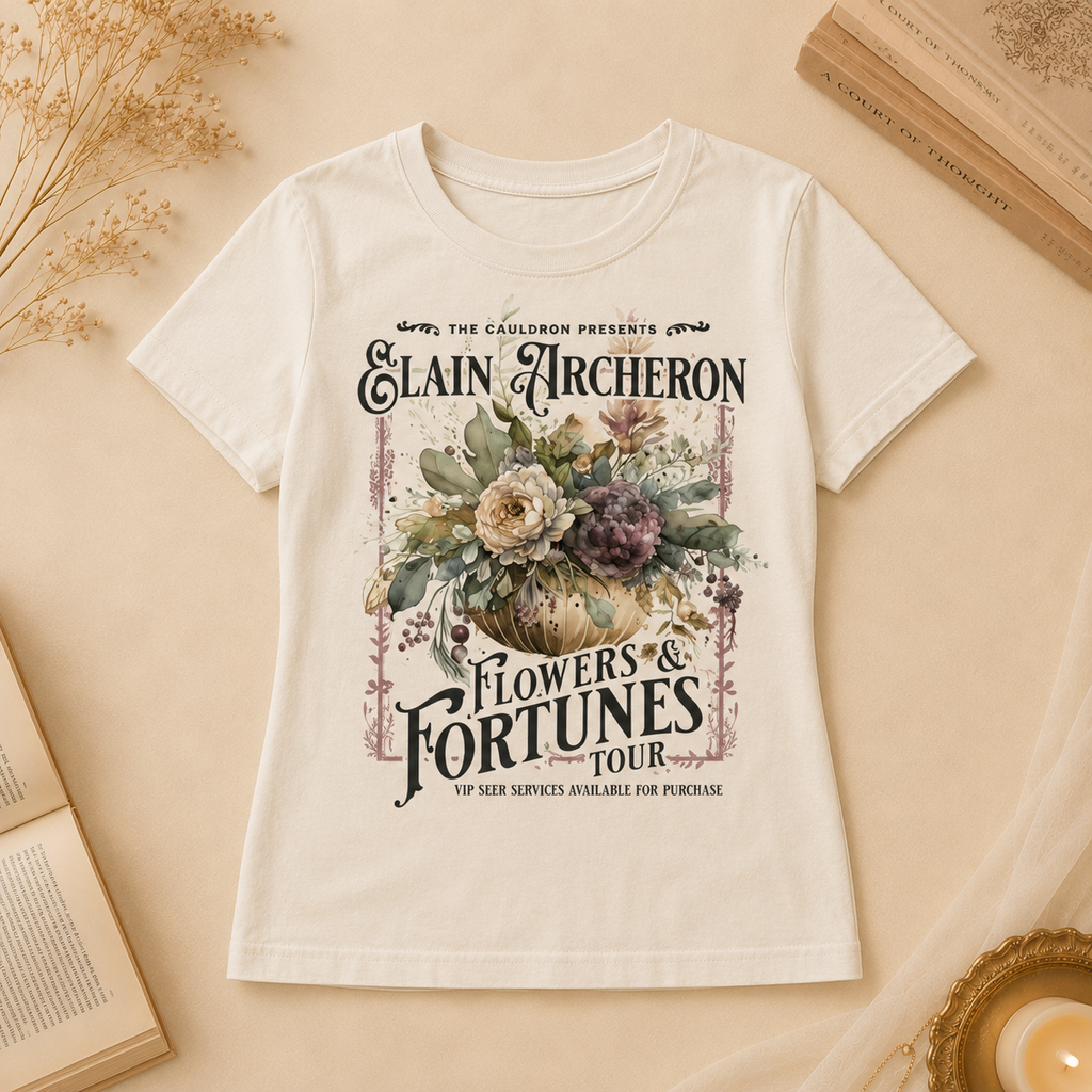 Elain Flowers & Fortunes Tee