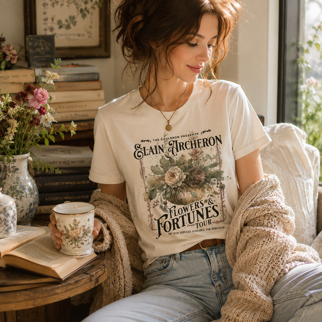 Elain Flowers & Fortunes Tee
